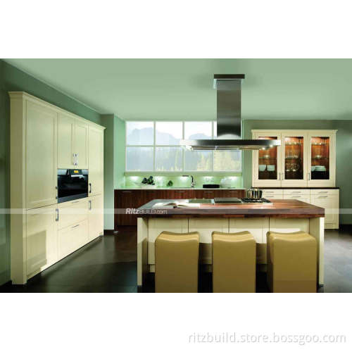 Modular Size Solid Wood Kitchen Cabinet Countryside Style Kitchen Cabinet Shaker Kitchen Cabinet Kitchen Unit